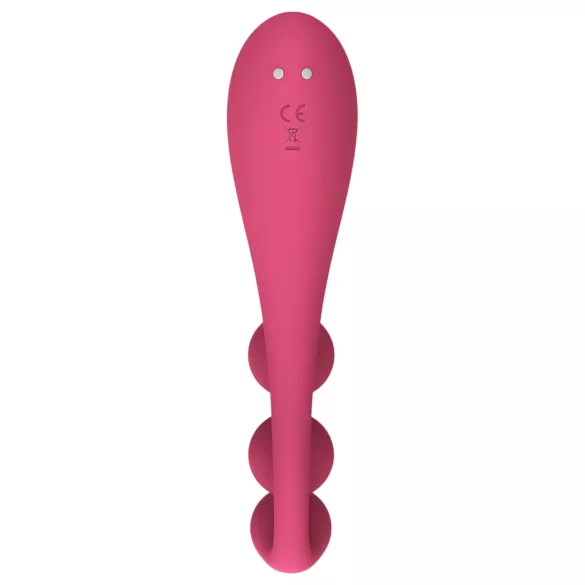 Satisfyer Tri Ball 1 - vibrador multifunción recargable - rojo