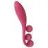 Satisfyer Tri Ball 1 - vibrador multifunción recargable - rojo