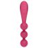 Satisfyer Tri Ball 1 - vibrador multifuncional recargable (rojo)