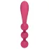 Satisfyer Tri Ball 1 - vibrador multifunción recargable - rojo