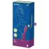Satisfyer Tri Ball 1 - vibrador multifunción recargable - rojo