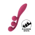 Satisfyer Tri Ball 1 - vibrador multifunción recargable - rojo