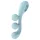 Satisfyer Tri Ball 2 - vibrador multifunción - silicona - menta
