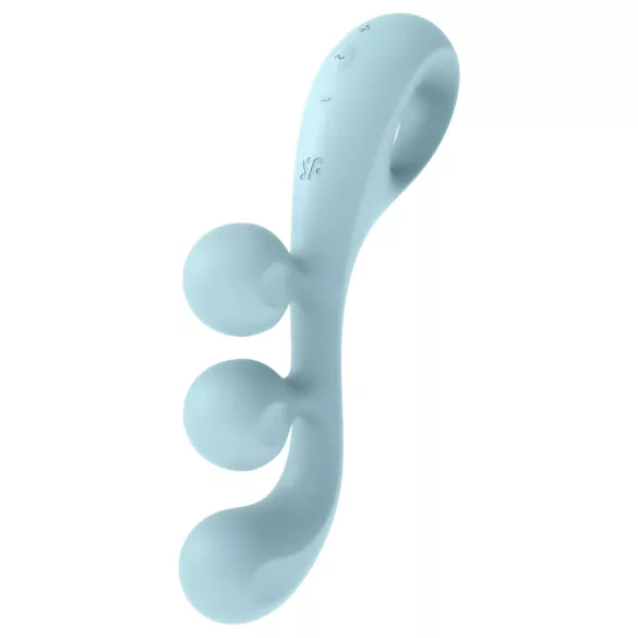Satisfyer Tri Ball 2 - vibrador multifunción - silicona - menta