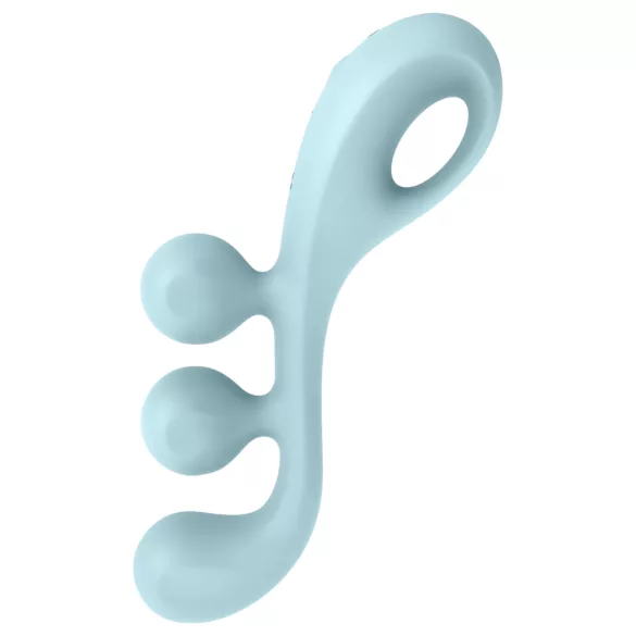 Satisfyer Tri Ball 2 - vibrador multifunción - silicona - menta