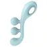 Satisfyer Tri Ball 2 - vibrador multifunción - silicona - menta