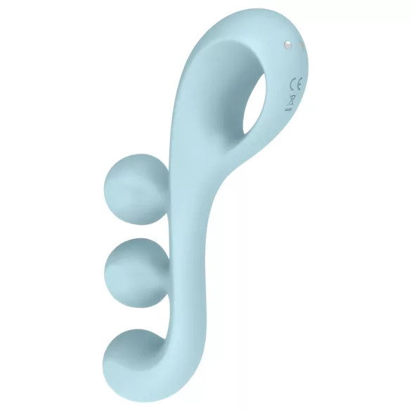Satisfyer Tri Ball 2 - vibrador multifunción - silicona - menta