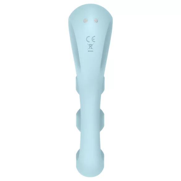 Satisfyer Tri Ball 2 - vibrador multifunción - silicona - menta