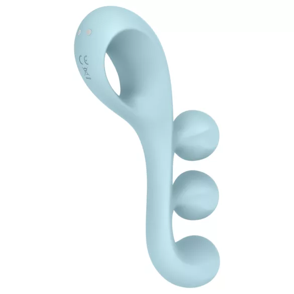 Satisfyer Tri Ball 2 - vibrador multifunción - silicona - menta