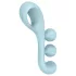 Satisfyer Tri Ball 2 - vibrador multifunción - silicona - menta