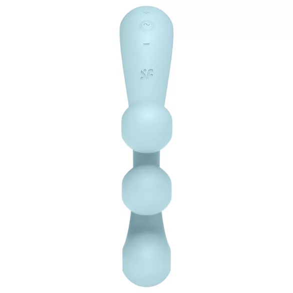 Satisfyer Tri Ball 2 - vibrador multifunción - silicona - menta