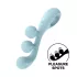 Satisfyer Tri Ball 2 - vibrador multifunción - silicona - menta