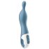 Satisfyer A-Mazing 1 - vibrador con batería para punto A (azul)