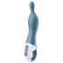 Satisfyer A-Mazing 1 - vibrador con batería para punto A (azul)