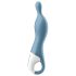 Satisfyer A-Mazing 1 - vibrador con batería para punto A (azul)