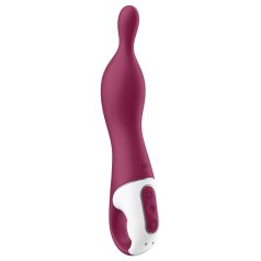   Satisfyer A-Mazing 1 - vibrador punto A recargable - silicona roja