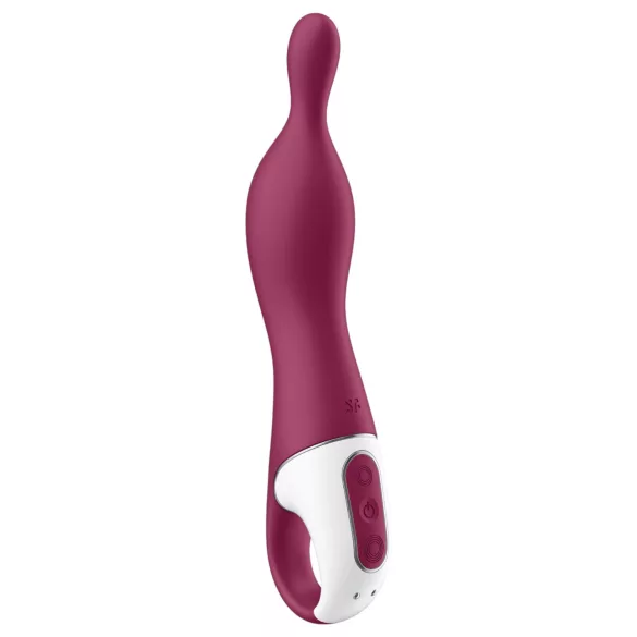 Satisfyer A-Mazing 1 - vibrador punto A recargable - silicona roja