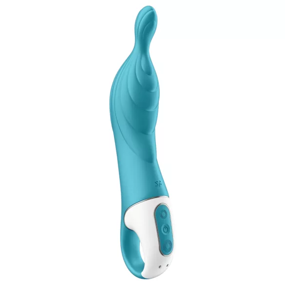 Satisfyer A-Mazing 2 - vibrador punto A recargable - silicona turquesa