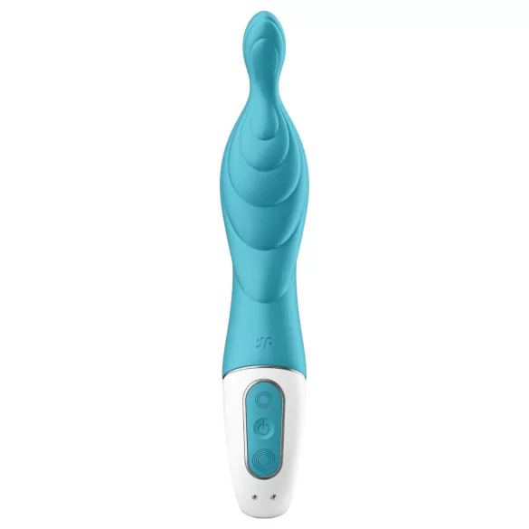 Satisfyer A-Mazing 2 - vibrador punto A recargable - silicona turquesa