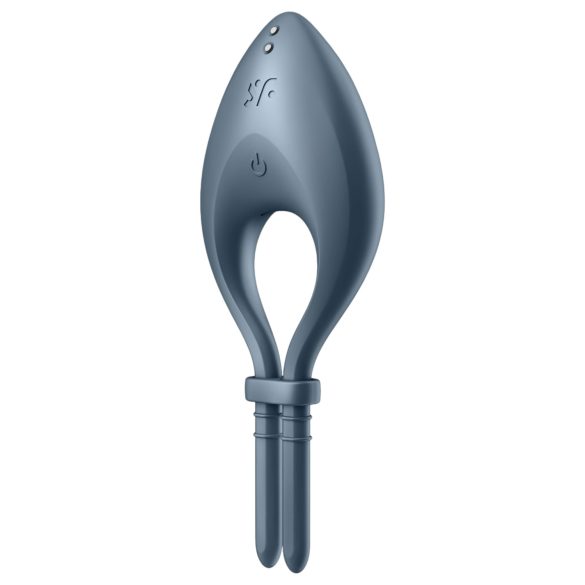Satisfyer Bullseye - Anillo vibrador inteligente (gris)