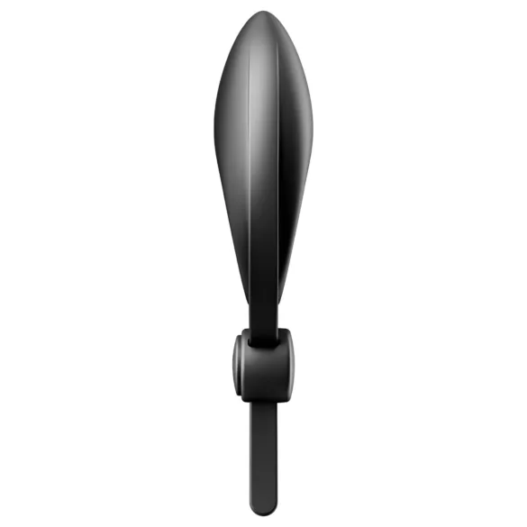 Satisfyer Sniper - anillo vibrador para pene recargable - silicona negra