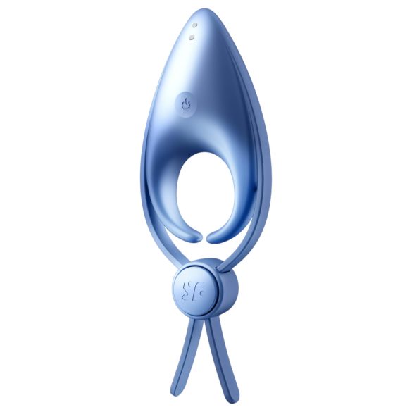 Satisfyer Sniper - anillo vibrador para pene recargable - silicona azul