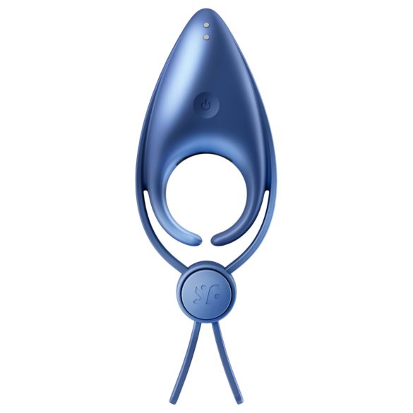 Satisfyer Sniper - anillo vibrador para pene recargable - silicona azul