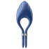 Satisfyer Duelist - anillo vibrador recargable para pene - silicona azul