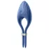 Satisfyer Duelist - anillo vibrador recargable para pene - silicona azul