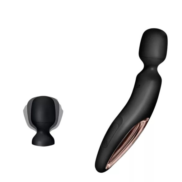 Satisfyer Wand-erland - masajeador vibrador - silicona negra