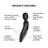 Satisfyer Wand-erland - vibrador masajeador (negro)