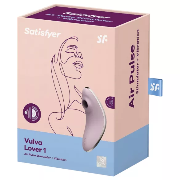Satisfyer Vulva Lover 1 - succionador de clítoris - ondas de aire - violeta