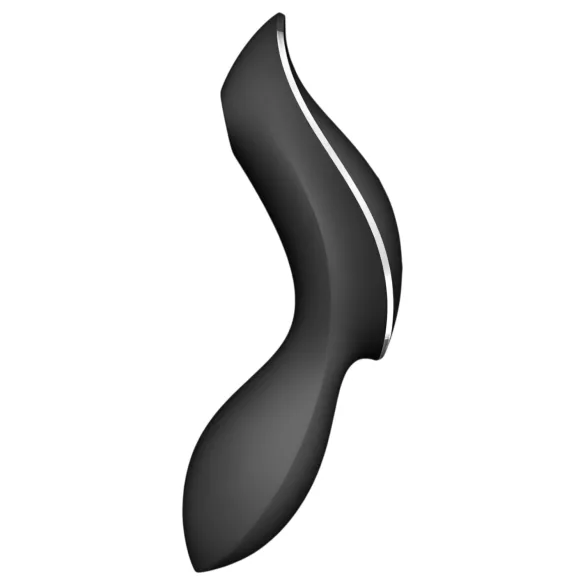 Satisfyer Curvy Trinity 2 - vibrador 2 en 1 de ondas de aire (negro)