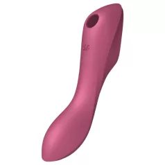   Satisfyer Curvy Trinity 3 - succionador y vibrador 2 en 1 - silicona roja