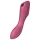 Satisfyer Curvy Trinity 3 - succionador y vibrador 2 en 1 - silicona roja