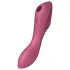 Satisfyer Curvy Trinity 3 - succionador y vibrador 2 en 1 - silicona roja