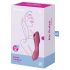 Satisfyer Curvy Trinity 3 - Vibrador 2en1 con ondas de aire (rojo)