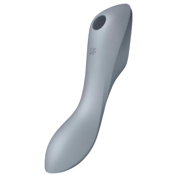 Satisfyer Curvy Trinity 3 - Vibrador 2en1 de ondas de aire (gris)