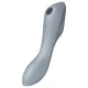 Satisfyer Curvy Trinity 3 - vibrador 2 en 1 con ondas de aire (gris)