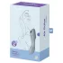 Satisfyer Curvy Trinity 3 - vibrador 2 en 1 con ondas de aire (gris)