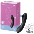 Satisfyer Curvy Trinity 4 - succionador de ondas de aire 2 en 1 con vibración (negro)