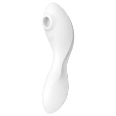  Satisfyer Curvy Trinity 5+ - vibrador 2 en 1 inteligente - blanco