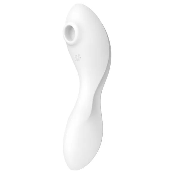 Satisfyer Curvy Trinity 5+ - vibrador 2 en 1 controlado por app (blanco)