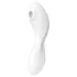 Satisfyer Curvy Trinity 5+ - vibrador 2 en 1 controlado por app (blanco)