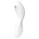 Satisfyer Curvy Trinity 5+ - vibrador 2 en 1 controlado por app (blanco)