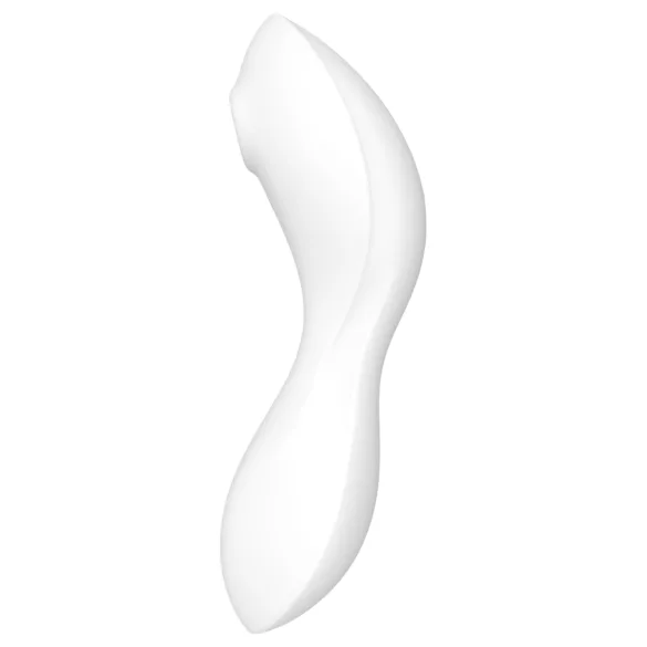 Satisfyer Curvy Trinity 5+ - vibrador 2 en 1 controlado por app (blanco)