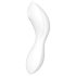 Satisfyer Curvy Trinity 5+ - vibrador inteligente 2 en 1 (blanco)