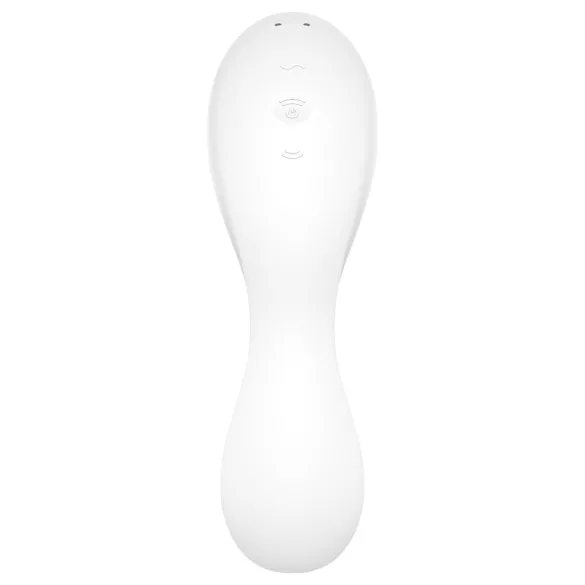 Satisfyer Curvy Trinity 5+ - vibrador 2 en 1 controlado por app (blanco)