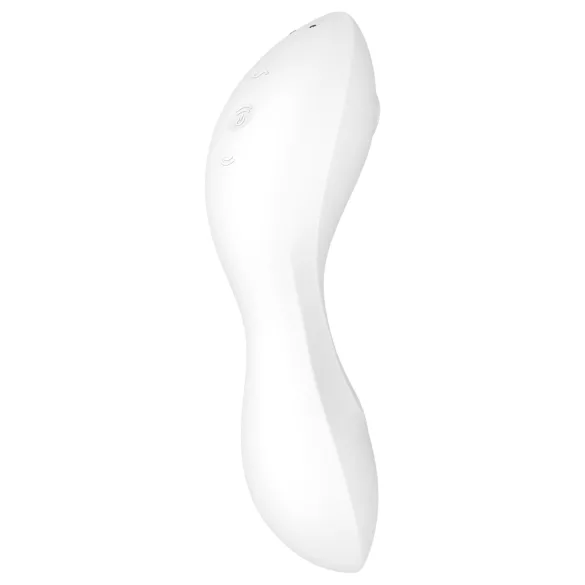 Satisfyer Curvy Trinity 5+ - vibrador 2 en 1 controlado por app (blanco)