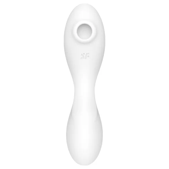 Satisfyer Curvy Trinity 5+ - vibrador 2 en 1 controlado por app (blanco)